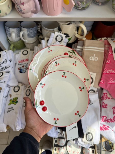طقم صحون كرز - 1 كبير 4 متوسط